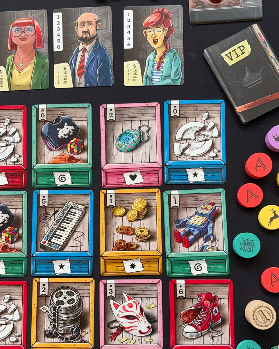 2d6Magazine's tweet photo. 📢Noticia👇
Sale a la venta Trasteros, S.A., el nuevo juego de @gatotonto publicado por @BrainPicnicNews sobre pujas, colecciones y venta de antigüedades
https://t.co/49HzRnUQQG
#juegos #juegosdemesa #trasteros https://t.co/9TwkUjYaly