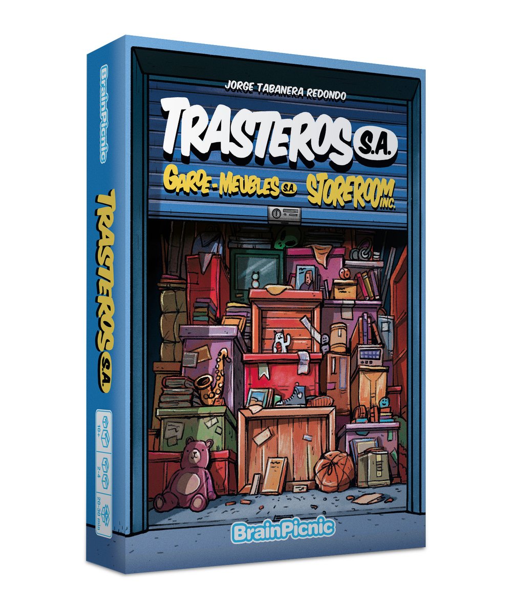 2d6Magazine's tweet photo. 📢Noticia👇
Sale a la venta Trasteros, S.A., el nuevo juego de @gatotonto publicado por @BrainPicnicNews sobre pujas, colecciones y venta de antigüedades
https://t.co/49HzRnUQQG
#juegos #juegosdemesa #trasteros https://t.co/9TwkUjYaly