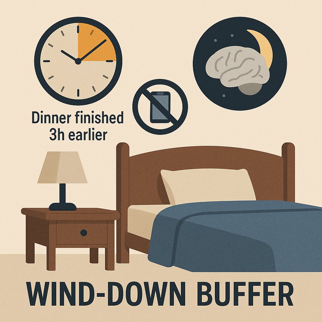 Tonight: finish your evening meal at least 3 hours before bed, skip screens for 30 minutes, and take 5 minutes to journal. This simple “wind-down buffer” supports sleep quality, metabolic regulation and brain clearance (a key pillar of the Bredesen-model).
#Longevity