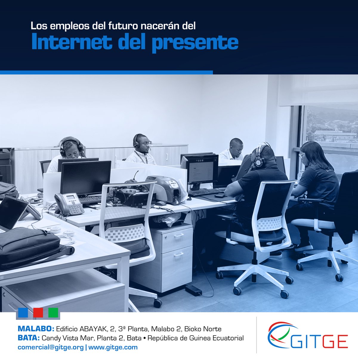 🌐 En GITGE, creemos que la conectividad es la base de una nueva generación de oportunidades, talento y desarrollo.
Cada conexión que fortalecemos hoy, impulsa el crecimiento digital de mañana.