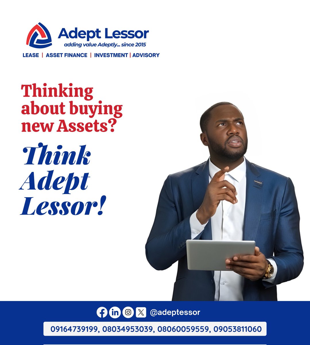 Get the assets you desire through our exceptional leading service.

Take advantage of our Buy Now Pay Small Small deal and own that asset you have been thinking about buying.

Talk to us today! 09164739199

#buynowpaysmallsmall #assetfinancing #buygadgetsoncredit #flexiblepayment