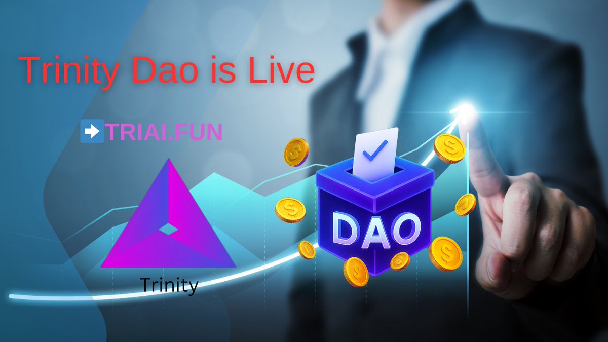 TriaiFun's tweet image. Trinity DAO is Live! 💜
A new era of decentralized governance has begun —
Trinity is now fully community-driven.
Here’s how you can take part 👇

👉triai.fun

#TrinityDAO #DeFi #Web3Governance