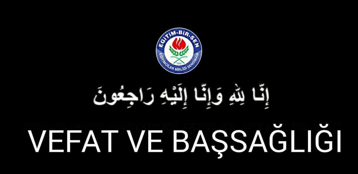 B.Evler ilçe teşkilatımızda birlikte yol yürüdüğümüz,
GSD Eğitim Vakfı İO Md. Yrd, dava insanı Veysi Akbay’ın vefatını derin bir teessürle öğrendik.

Rabbimizden rahmet, mekânının cennet, makamının âlî olmasını diliyoruz.
Acılı ailesine ve teşkilatımıza başsağlığı diliyoruz.