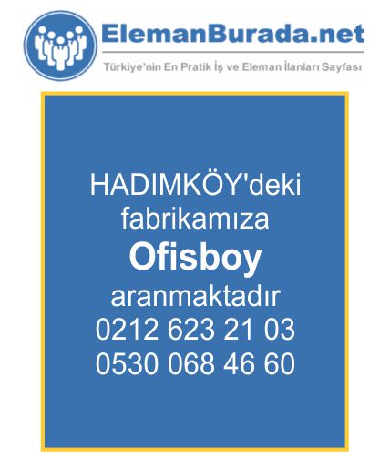 Yeni iş ilanı bu linkte➡️; elemanburada.net/isilanlari/ist…
#istanbulisilanlari
#istanbulelemanilanlari
#EfsaneBirAksam