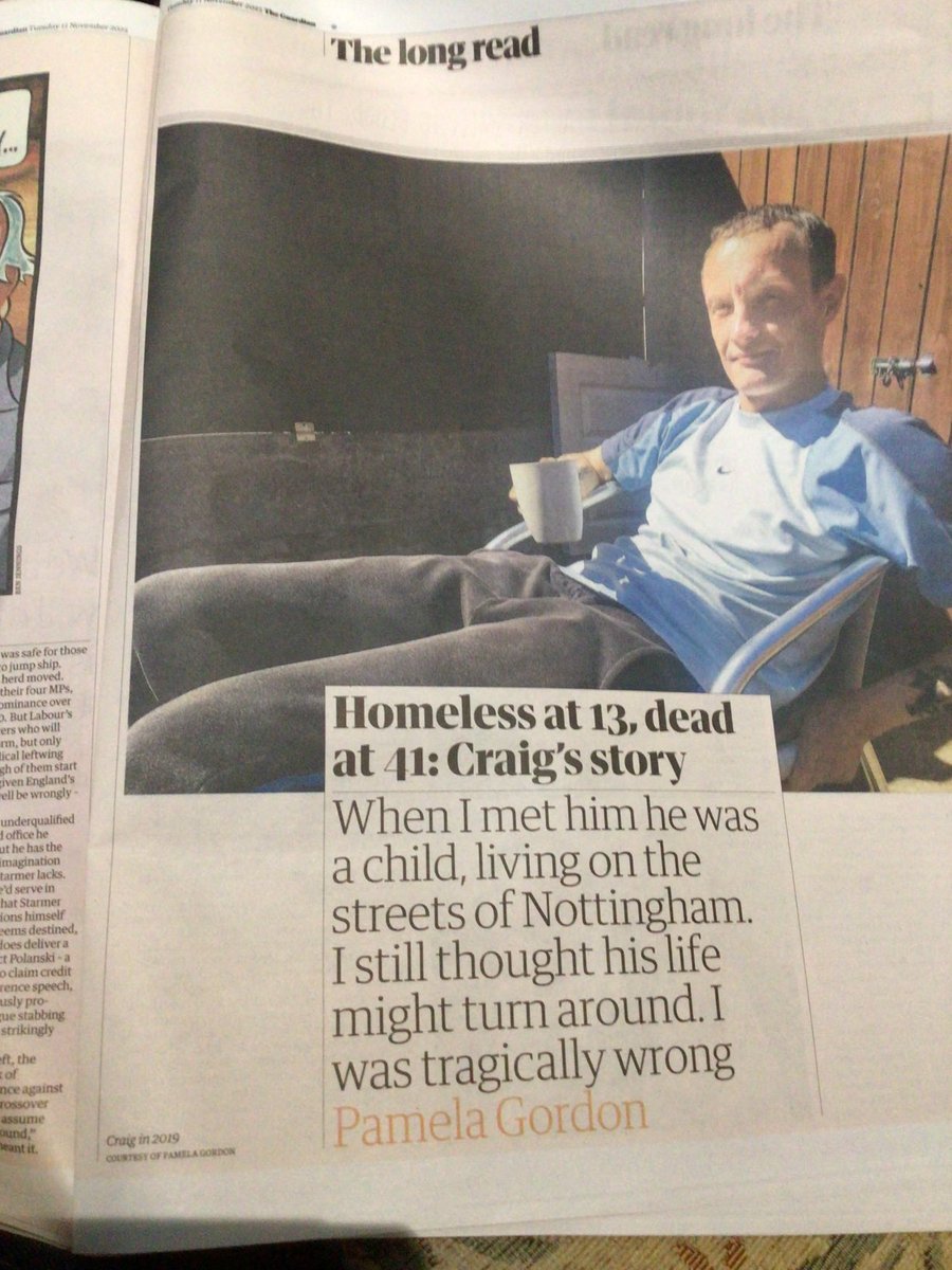 Very powerful Long Read piece in today’s Guardian. Good to see long-form journalism in daily newspapers.