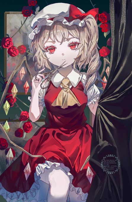 フランドール・スカーレット 「フランちゃんの色紙 」|咲崎さきp