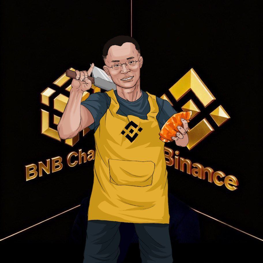 BNporkrice's tweet photo. CZ大表哥 🧑‍💼 和一姐 💃 的专属情侣头像来啦～
#币安猪脚饭 🍛 情侣款 ❤️

愿大家每天不仅能吃上香喷喷的猪脚饭 🐷
还能和币安一起成长，在币安赚得盆满钵满！💰🚀
#加密爱情 #币安人生 #吃饱再��发 #BNB 
@cz_binance @heyibinance https://t.co/37VF9EC44t