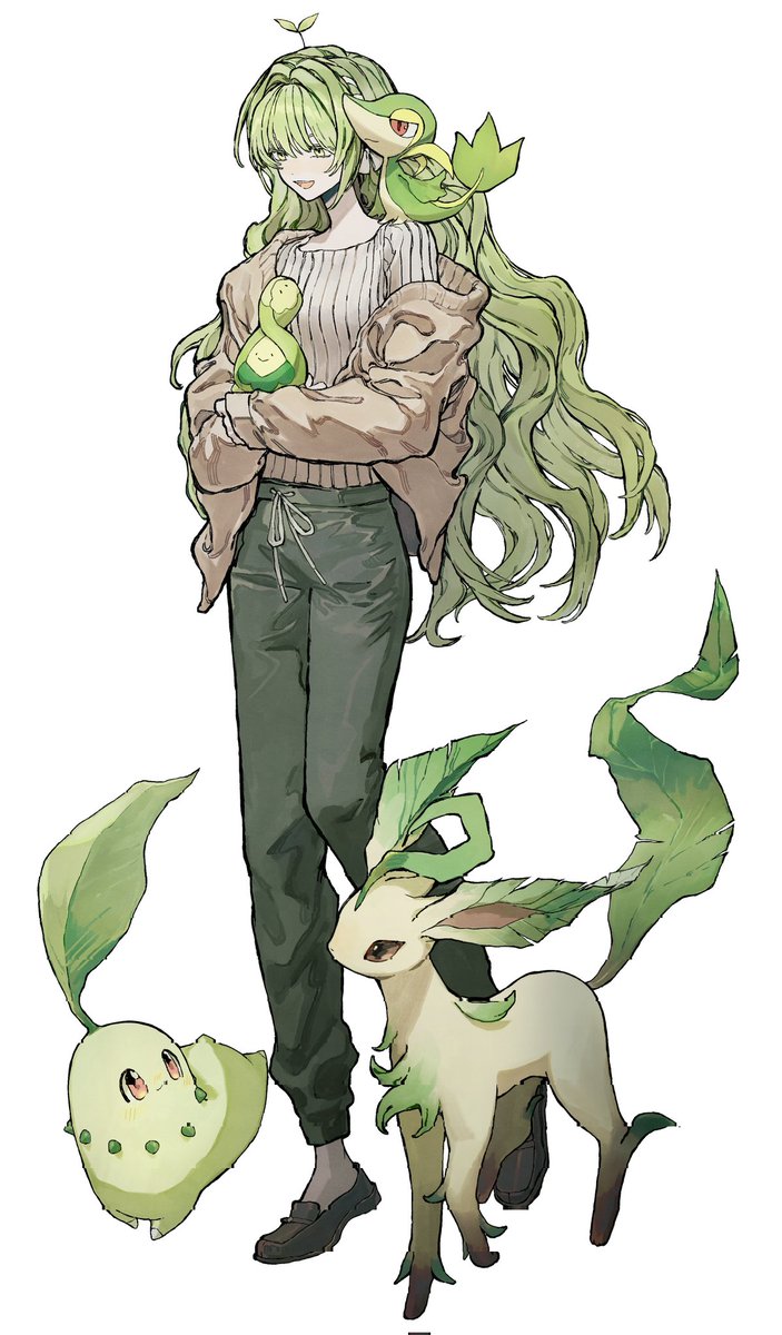 일구님(@ 519luck)께 신청한 포켓몬+오너캐 전신커미가 왔는데 완벽함 그 자체에 눈물을 흘리다…ꃼ.̫ ꃼ 좋아하는 포켓몬들과 함께하는 오너캐라니 너무 행복해요