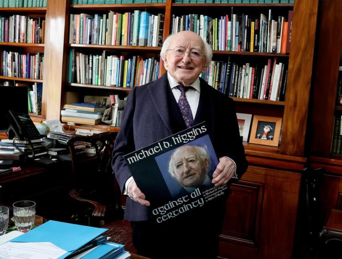 GalwayArtsCentr's tweet image. As President #MichaelDHiggins concludes his time as #UachtaránnahÉireann, we at #GalwayArtsCentre wish to extend our heartfelt thanks for his many years as our Patron. 

Le mórbhuíochas

#IrishArts #GalwayCulture #ArtsInIreland #CulturalChampion #CreativityMatters #FáilteAbhaile