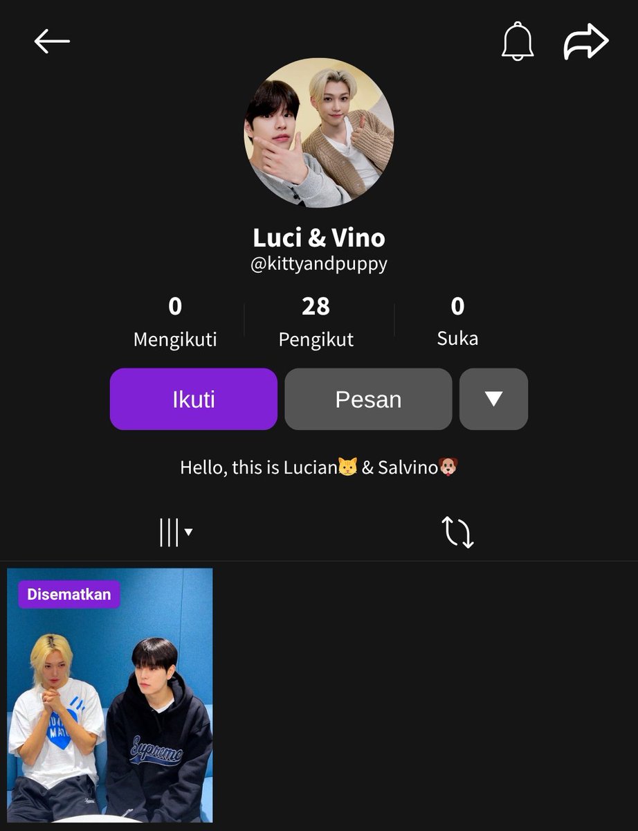 — S-UNIVERSE

Baik Lucian maupun Salvino, hidup keduanya berubah drastis sejak menjadi dancer live streaming.

[ changlix &amp; chanmin au ]