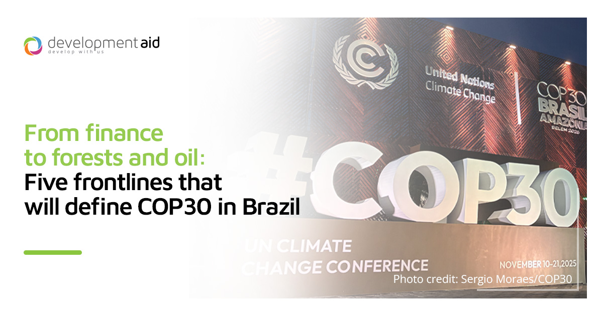 devaidnews's tweet image. COP30 lands in the Amazon this November. Brazil’s hosting of the world’s largest climate summit has the potential to shift the global agenda – but with infrastructure and equity on the line, will it deliver for everyone? developmentaid.org/link/cop30-in-…

#COP30 #ClimateAction #Belém2025