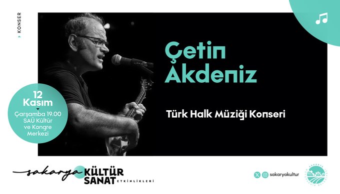 Sakarya Üniversitesi Kültür ve Kongre Merkezi’nde Müzik Zestesi