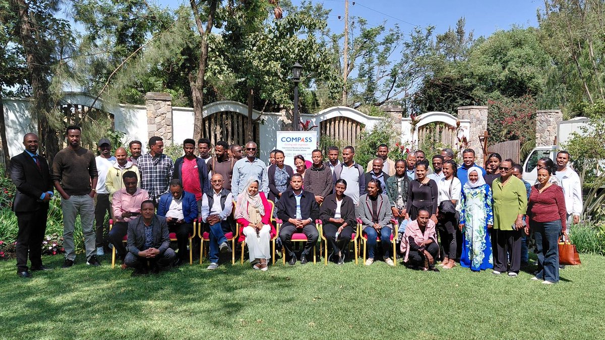 IOMEthiopia's tweet image. IOM recently hosted a workshop in Bishoftu on the 🇪🇹Overseas Employment Proclamation 1389/2025. With support from @DutchMFA under the #COMPASS project, key directives were validated with @Jobs_FDRE experts to advance #safemigration &amp;amp; #regularpathways. Together for safer journeys!