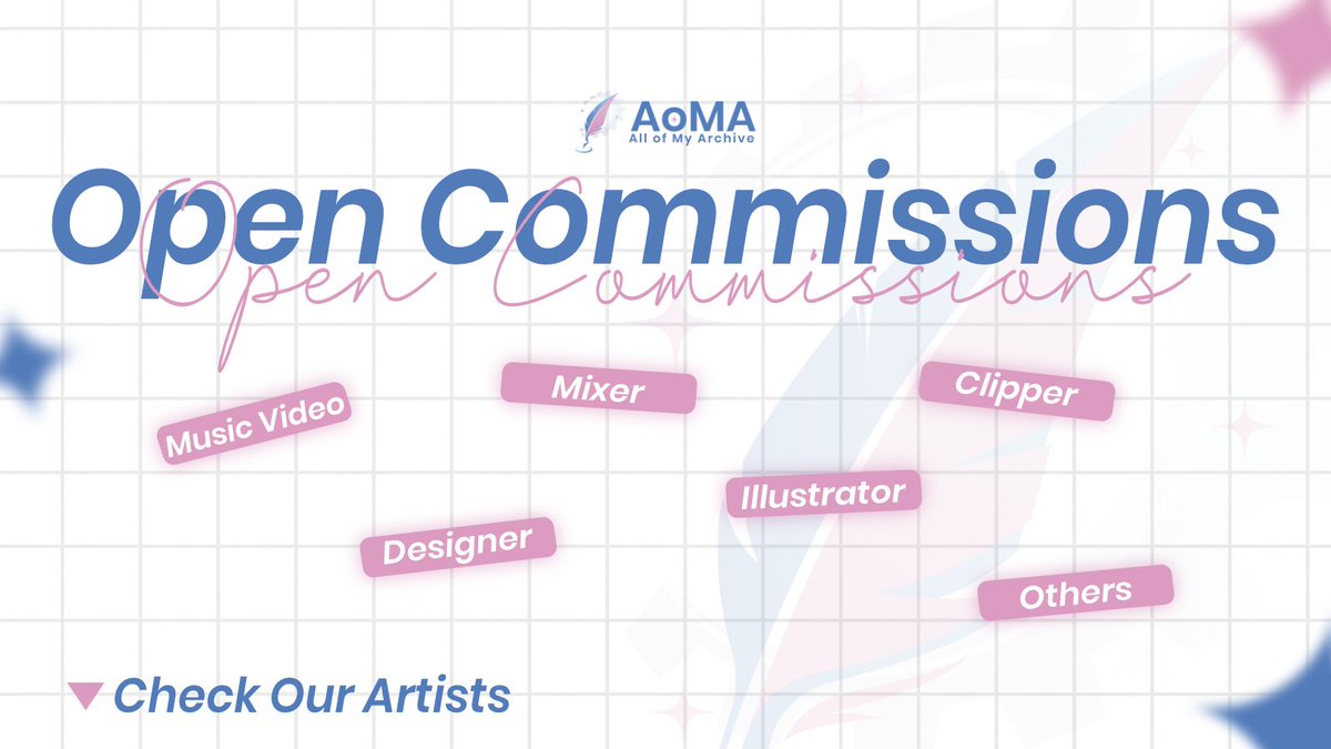 🎉 YAY, the time has come! 11.11 is finally here! 🎉
AoMA Commissions are OPEN! Snag your custom artwork—from characters to designs. Check the full pricelist on Thread or send a DM for inquiries. Don't miss out—book your slot now!!

#AoMA #OpenComms #Commissions #Vgencomms
