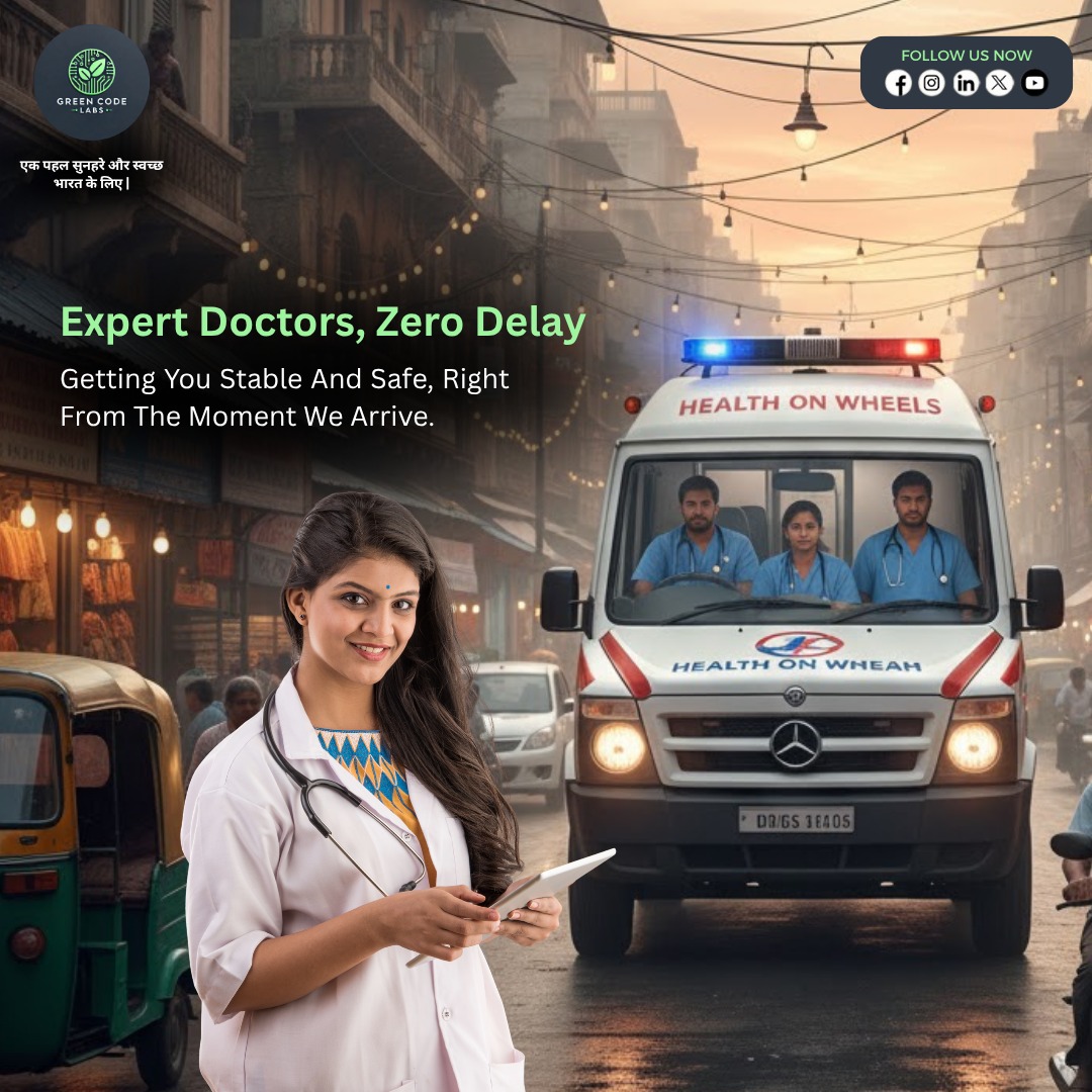 greencodelabs's tweet photo. When every second counts, trust our expert team to be there fast. Getting you stable and safe, right from the moment we arrive. Your health is our priority, delivered with unmatched speed and professionalism. #zerodelay #expertdoctors #emergencyresponse #rapidcare #savinglives https://t.co/Fis4zL4sLz