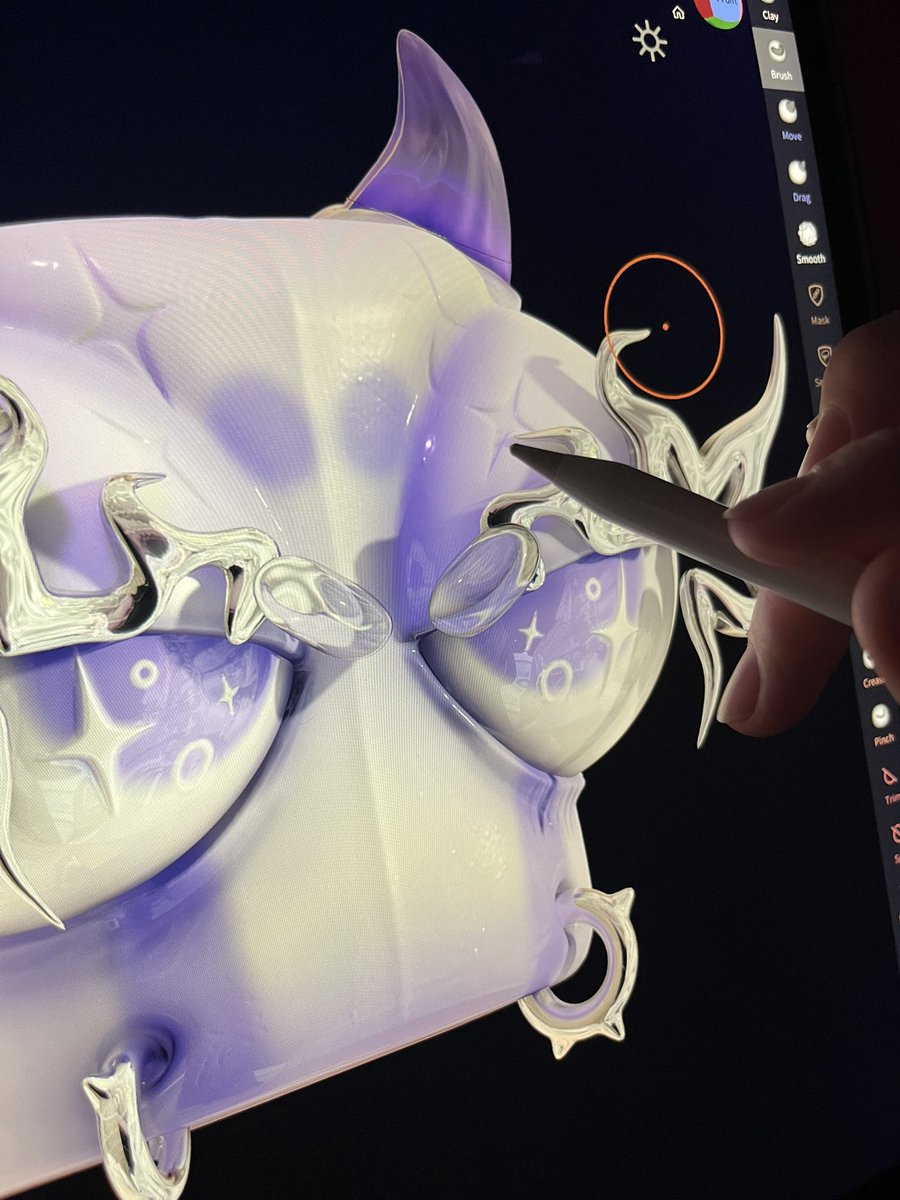gm dudes &amp; ladies! working on new 3d piece today sup yall