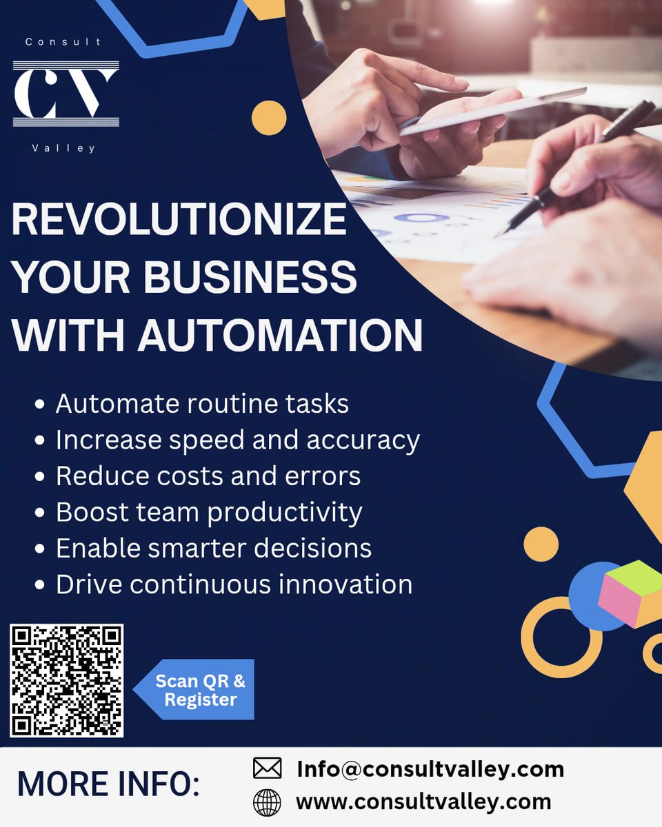 consult_valley's tweet image. Your business deserves more time for what matters.
✨ Automate the rest with Consult Valley.

Ready to grow smarter? 💼
➡️ Enrol now!
docs.google.com/forms/d/e/1FAI…

#AutomationMadeEasy #GrowWithTech #AIForBusiness #DigitalSuccess #FutureOfWork