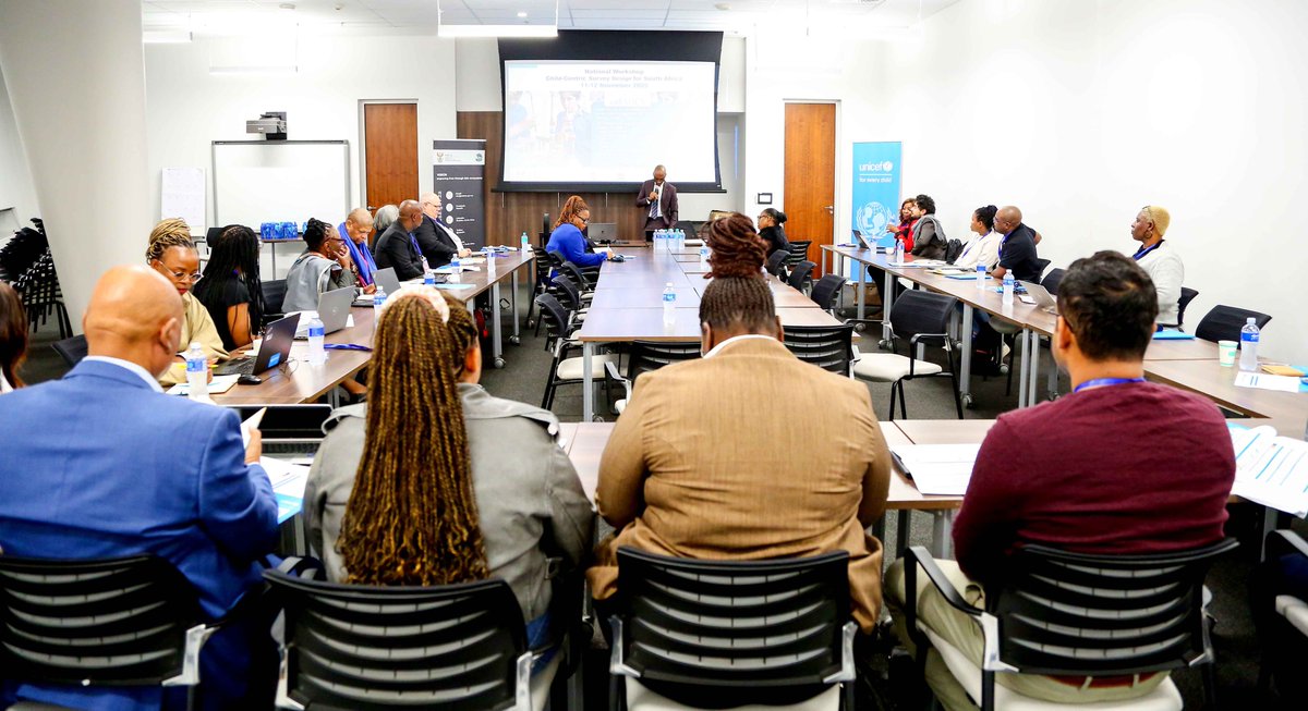 StatsSA's tweet photo. @UNICEF @UNICEF_SA @raku_19 "May this workshop be a space for learning, sharing, and collaboration and may it move us one step closer to a South Africa where data truly works for every child." Acting DDG, @raku_19.

#StatsSA #MICS #ChildCentricSurvey #ChildData #ChildRights https://t.co/Rmgm9iJP8h
