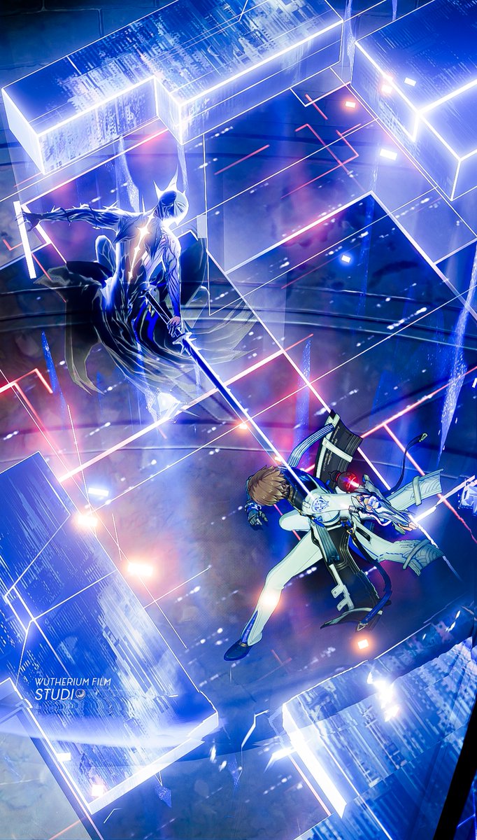 To me, this is one of my TOP 3 Photos of the Year😤

The Blade of Calcharo's Phantom swinging RIGHT BEHIND Yao's neck was one of the luckiest freeze frames I caught. PERFECTLY in the middle of this battleground.
#WutheringWaves #WuwaMoment