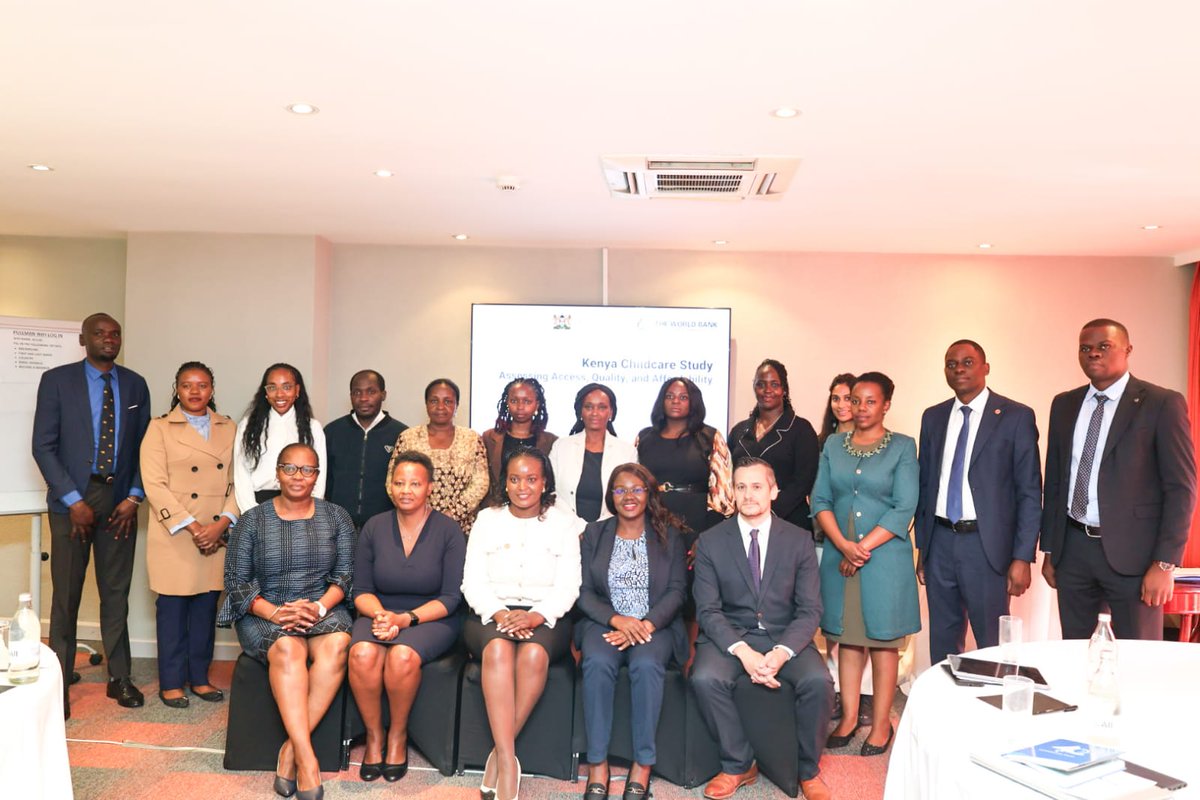 Good deliberations with the the PS, State Department for Children services Caren Agengo , World Bank representives and partners during the launch of the National Childcare Study, a key step towards strengthening childcare services in Kenya.
We all agreed on the need to conduct