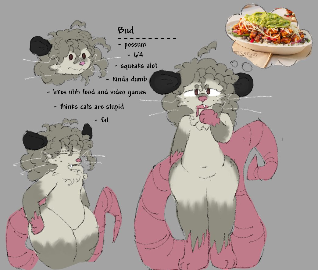 stormolo's tweet image. my cool possum sona .  i think this is a rebrand?

whatever it's my new pin