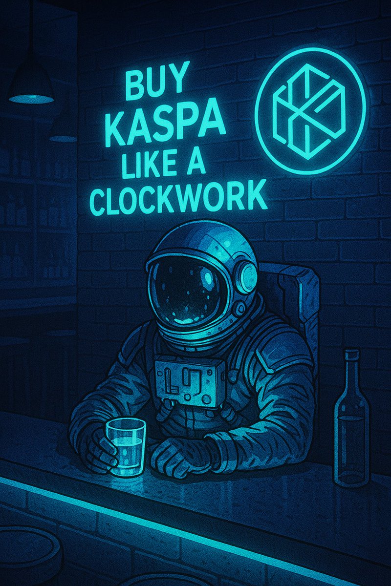I keep doing the thing, that makes #Bitcoiners furious. 

Buy and fckn HODL #KAS