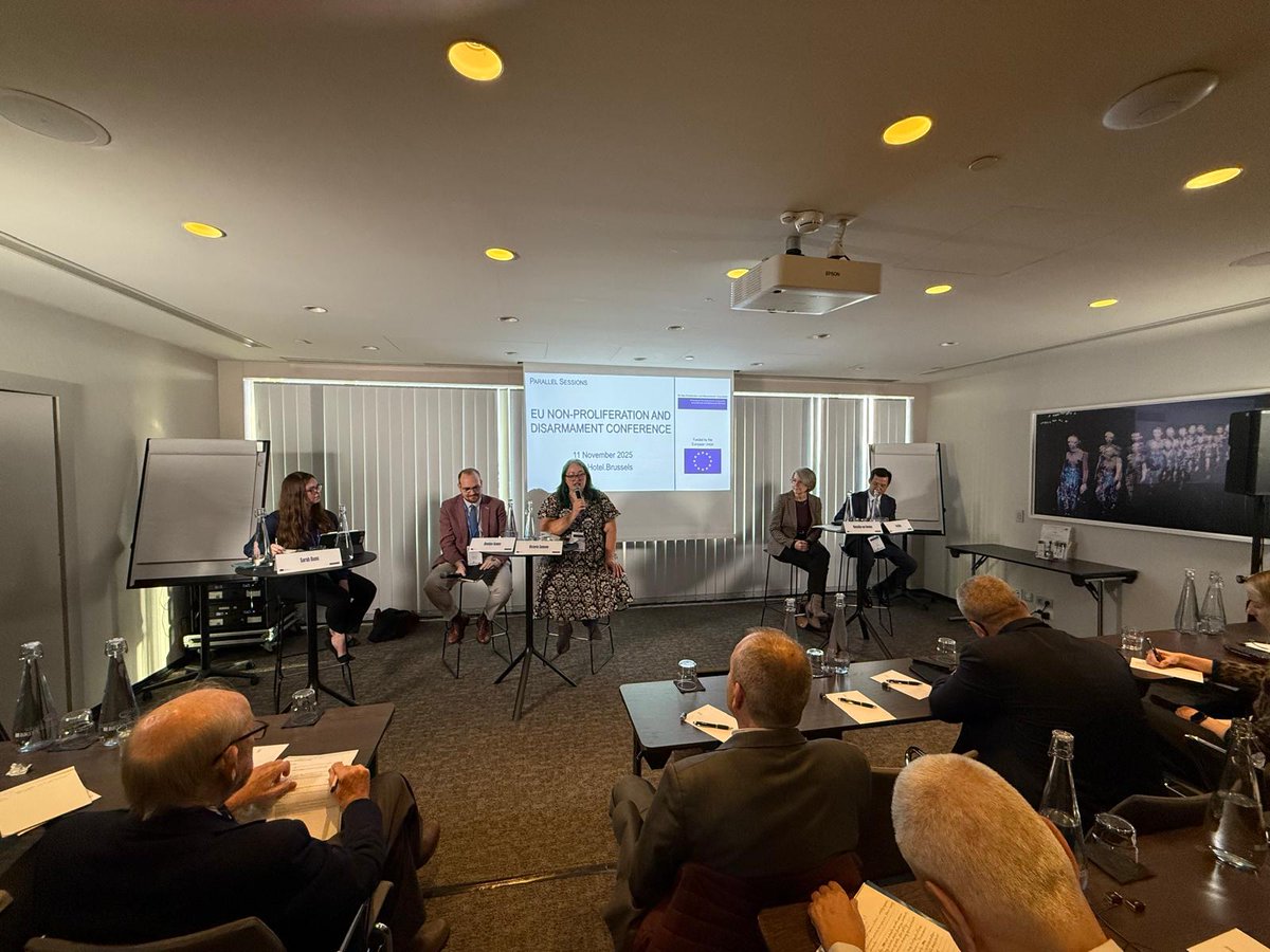 IAIonline's tweet image. Second day of @EU_NonProlif conference!

Happening now: first round of breakout sessions on power dynamics and #regionaldialogue in the #EastAsia’s strategic landscape, #strategiccompetition in the outer #spacesecurity &amp;amp; #conflictmanagement and regional #diplomacy in the…