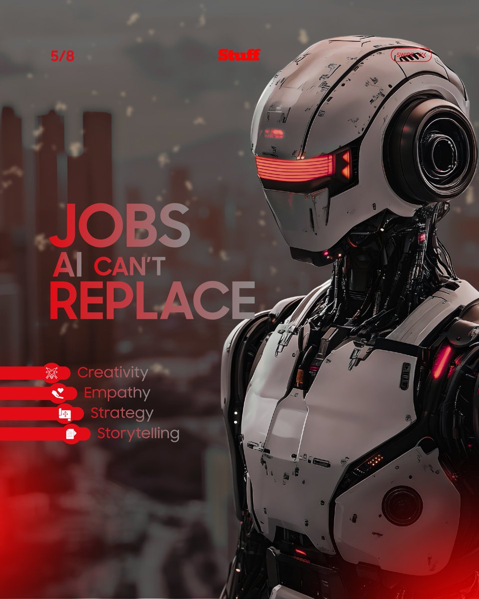 StuffSA's tweet image. Do you think AI will help or hurt your career?

AI is automating tasks faster than ever, but creativity, empathy, and human judgment still win. 

READ FULL ARTICLE: stuff.co.za/2025/11/10/is-…

 #AI #TechExplained #StuffSA