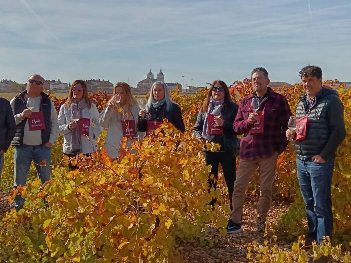 Cigales reúne a medio centenar de personas en una cata de vinos en rama en viñedo centenario

La experiencia celebra el Día Mundial del Enoturismo y refuerza el atractivo vitivinícola y cultural de la localidad
vinetur.com/2025111093120/…