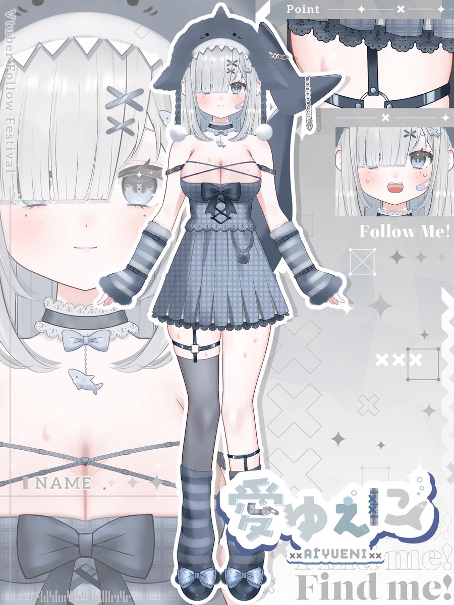 aiyueni_Vtuber's tweet image. 🦈 #11月のVTuberフォロー祭り ︎🩹

見つけてくれてありがとう🤍

最強完全セルフ受肉の個人勢
Vtuber準備中の、愛ゆえにです❕

✔︎︎︎︎ 様々な物を根性クリエイト
✔︎︎︎︎ 安眠ボイス
✔︎︎︎︎ 雑談ゲーム参加型配信

🔄🤍でお迎えさせて下さい❕

#新人Vtuber 
#Vtuber推し探しにどうぞ