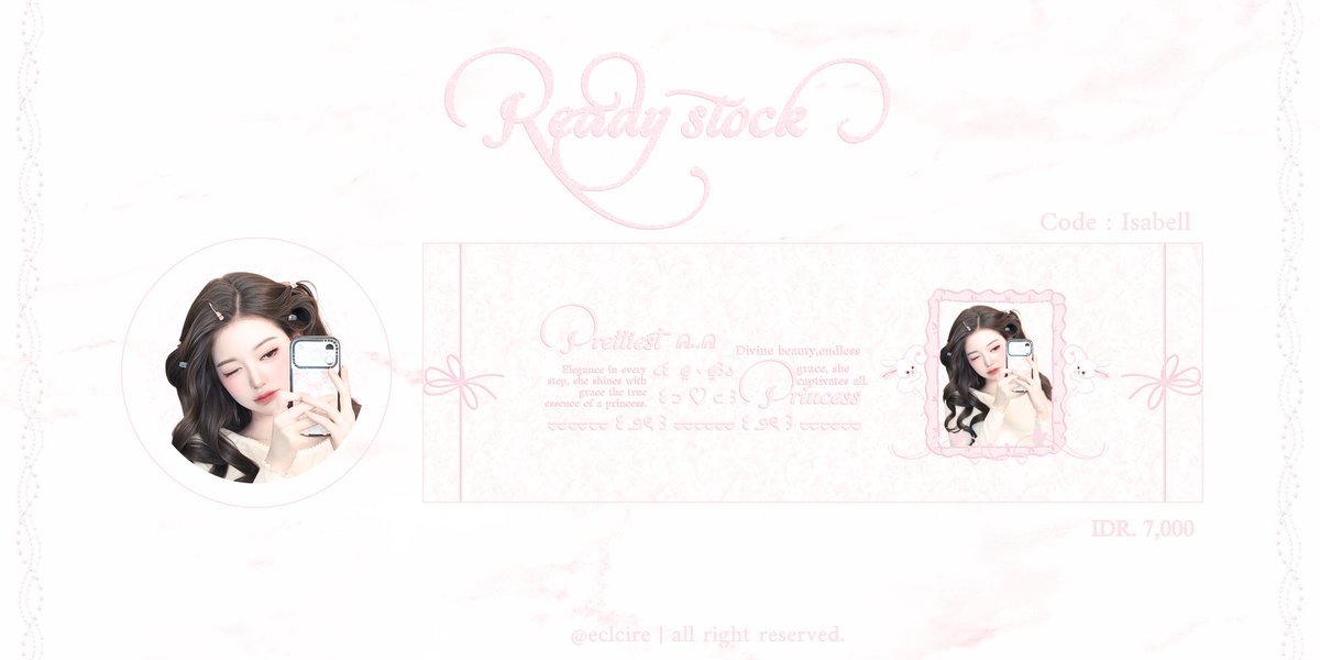 eclcire's tweet photo. ᅟᅟᅟ     
        ꣑ৎ   help  repost,  thank  you  so  much ! 
  
hai  aku  bawa  12  ready  stock  layout,
code  :  isabel   price  nya  https://t.co/WLuh7ixzop  ( ava jpng ) 
free  retext,  DM   untuk  menjemputnya  ya ૮꒰ྀི˶• ࿁ •˶ ྀི꒱ა ! 

#zonauang 

ᅟᅟᅟ https://t.co/wgClBLdeq0