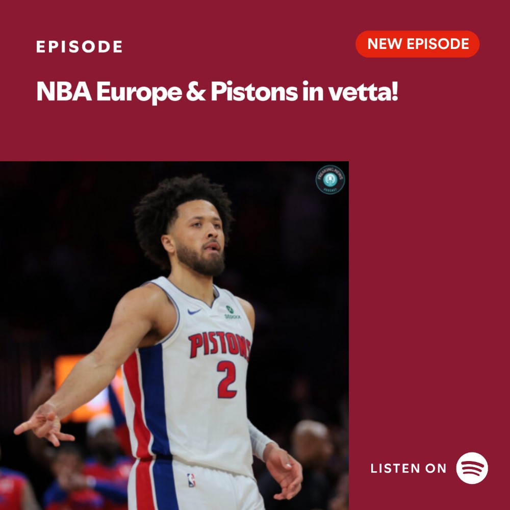 🚨 EPISODIO 120 del Podcast <a href="/4QuartiNba/">Quattro Quarti - L'NBA in 48 minuti</a> ONLINE: open.spotify.com/episode/7jpjYU…

#NBA Europe ufficiale con Roma e Milano città per l'Italia, il grande momento dei Pistons e quello no dei Clippers, i Suns di Devin Booker e come rientrerà LeBron James nei Lakers.