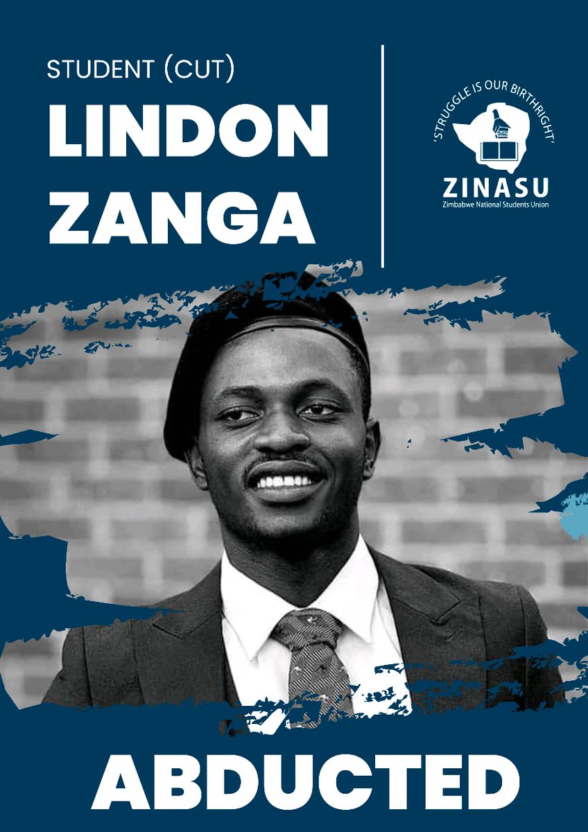mambojoniZw's tweet photo. The reported abduction of these 2 young leaders is a desperate attempt to stifle student voices and can never be tolerated. Students are not criminals. Those involved must not go unpunished. Bring them back now!
#BringBackLindon
#BringBackMalvin
#AcademicFreedomsNow https://t.co/MxIX3mzm1r