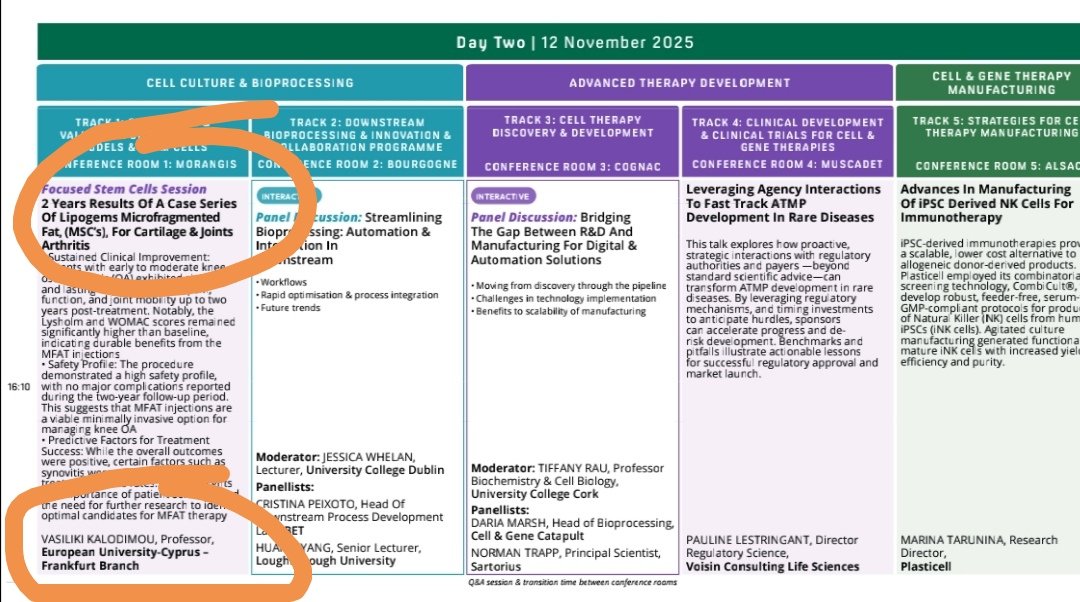DKalodimou's tweet photo. #research #biotherapies #regenerativemedicine #flowcytometry #standards #patientcare #advancedtherapies #stemcells #MesenchymalStemCells #biotherapies #adipose #EUC #IARMES #EUCResearch #WomenInSTEMNetwork #Cell2025 https://t.co/MKztUkydah