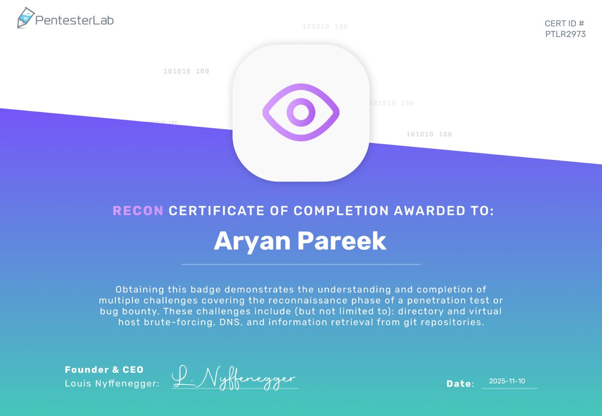 Aryan Pareek tweet media