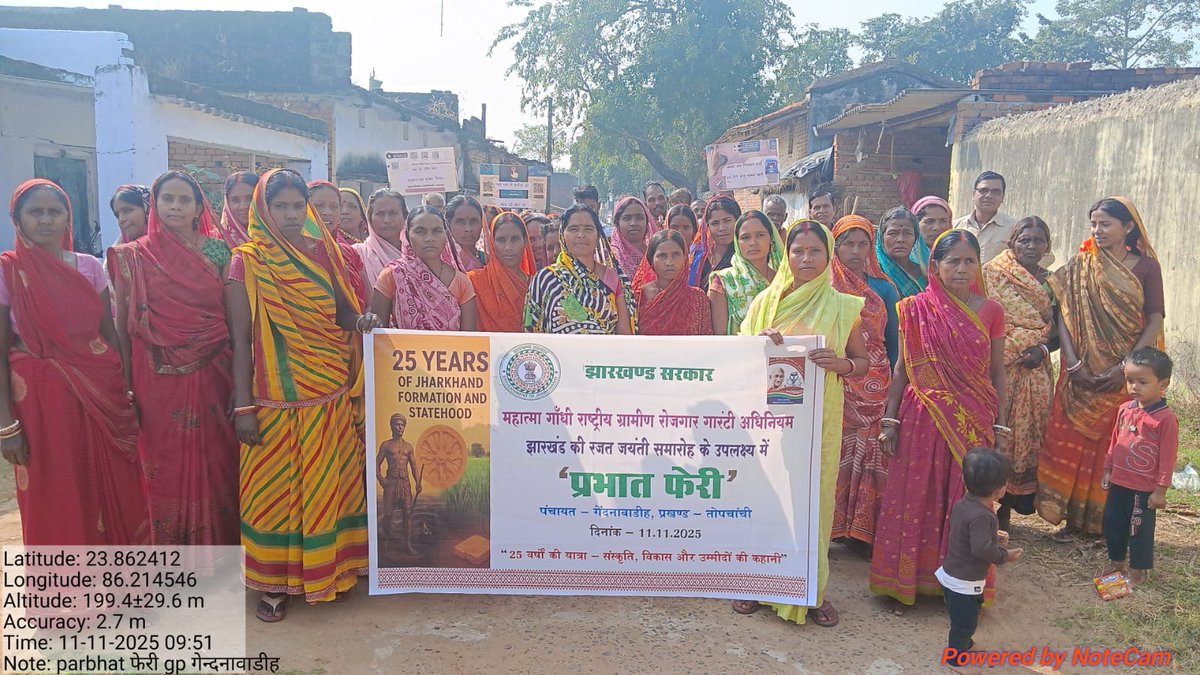Bdo_office_top's tweet photo. Jharkhand’s 25th anniversary celebration #झारखंडके25साल #गौरवमयझारखंड 
#समृद्धझारखंड 
#ग्रामीणविकासविभाग 
@JharkhandCMO @DipikaPS 
@RDDJharkhand
@MoRD @Comm_MGNREGA_JH https://t.co/93KQHUCCh1