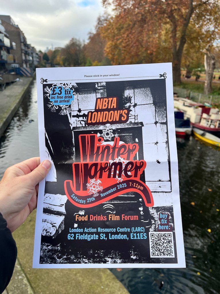 Come warm your marshmallows this winter season for just £3 and free booze (well, your first drink is) - that's cheaper than a pint down the pub. Let's chat boats n stuff. We're all in it together!

buytickets.at/nbtalondon/186…