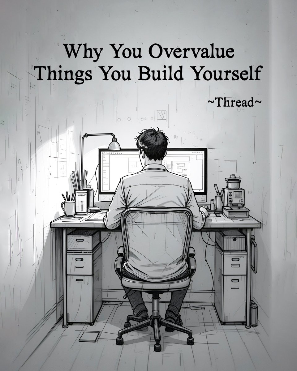 Why You Overvalue Things You Build Yourself

~Thread~
