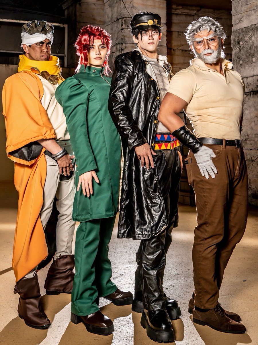 「行くぞ！」

ジョジョの奇妙な冒険/コスプレ
📸 <a href="/guy_ferd/">おーが</a> 
 #運命に導かれし男達