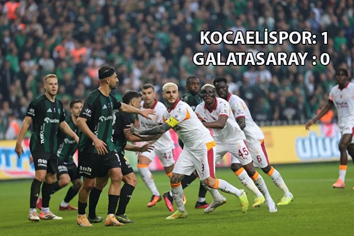 YENİLGİ NAZARLIK OLSUN!
Galatasaray uzun süre sonra Süper Lig’de Kocaelispor karşısında VAR kararıyla ilk kez yenildi. 1-0 ‘lık bu sonuç nazarlık olsun, bu takım da artık kem gözlerden kurtulsun!... Nedir bu yahu? TFF’de hakem müessesesi bahisçi, sahalardaki çoğu futbolcu