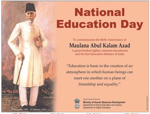 ankit_raj02's tweet photo. राष्ट्रीय शिक्षा दिवस की हार्दिक शुभकामनाएं
भारत के प्रथम शिक्षा मंत्री, महान स्वतंत्रता सेनानी व भारत रत्न मौलाना अबुल कलाम आज़ाद जी को शत् शत् नमन। 
उन्होंने आधुनिक भारत की शिक्षा व्यवस्था की नींव रखी
उनकी सोच हमे ज्ञान का दीप जलाने की प्रेरणा देती है। 
  #NationalEducationDay https://t.co/CS5WmcjgLk