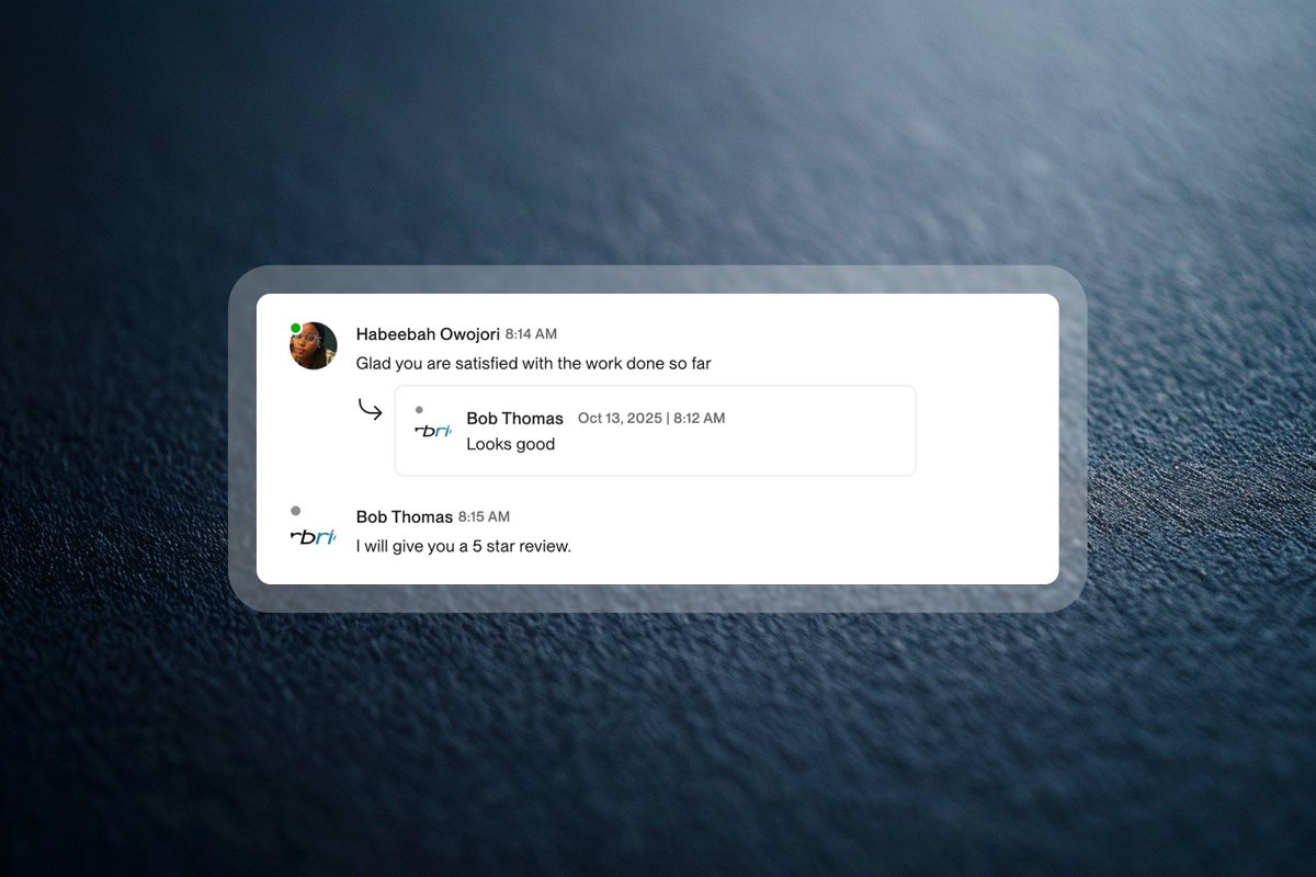 Hercoder556's tweet image. It’s always fulfilling to see clients not only satisfied but genuinely happy with the results. I don’t just aim to meet project goals; I make sure every detail reflects clarity, function, and purpose.

Grateful for clients like Bob who trust the process and appreciate the effort.