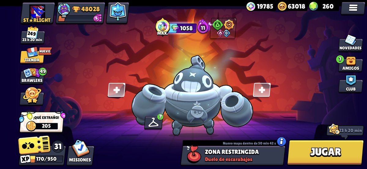 INSSTAR_245's tweet photo. #BrawlStars que le hicieron al Tick 😓 https://t.co/rblNe9phiT