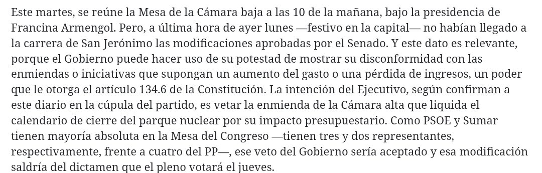 Sí se puede. La mesa del Congreso sí tiene esas potestades. 

Y con respecto a qué va a hacer Podemos con la Ley de Movilidad Sostenible, pues ya se abstuvo facilitando su aprobación. La ley no es orgánica y no se vota de nuevo, por tanto, en el Congreso, sólo las enmiendas.