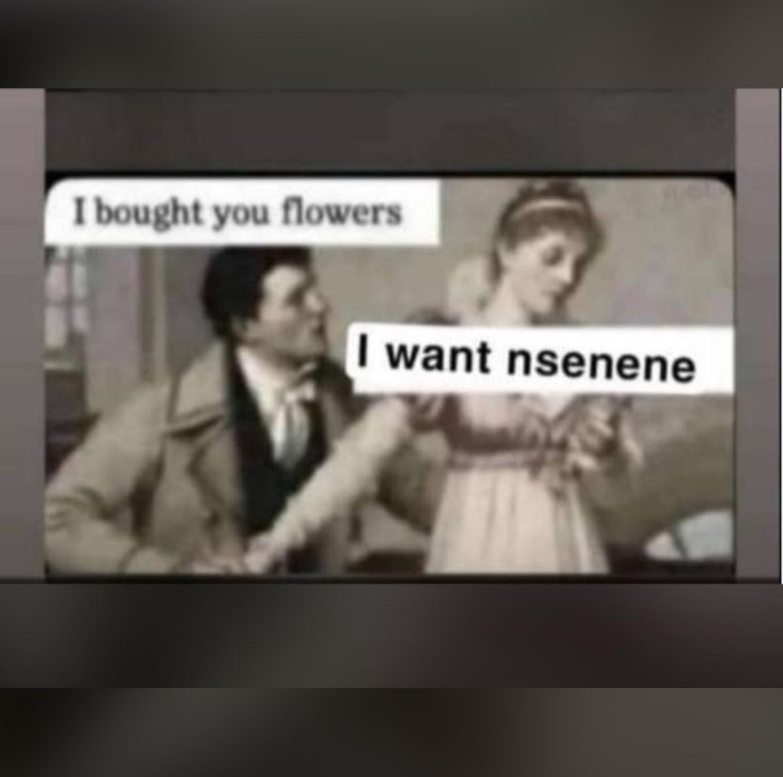 Why am I thinking about <a href="/jkkarungi/">Josephine Karungi</a> not even a ride in a vegetable car can suffice, It's ensenene.