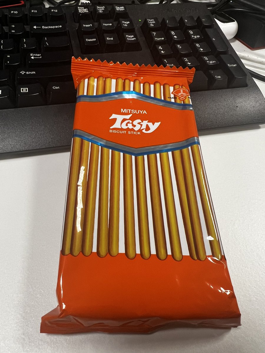 It’s Peppero day in Korea, Pocky Day in Japan, and I am eating this in Singapore