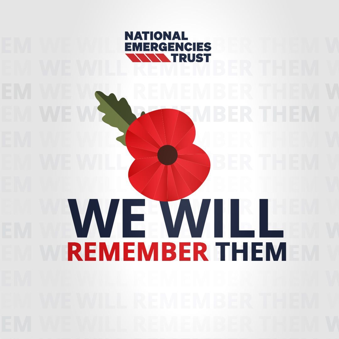 NatEmergTrust's tweet photo. Remembering all those who lost their lives. #RemembranceDay #ArmisticeDay #LestWeForget https://t.co/B8THcGmZ3D