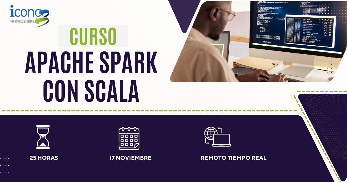 IconoTc's tweet image. Durante años se ha trabajado en batch: procesar y después decidir.  💥Hoy los datos no esperan.

Con nuestro curso práctico: Apache Spark con Scala, aprende a pensar en tiempo real: anticipar, decidir al instante y generar conocimiento vivo.

Inscríbete👉iconotc.com/curso/apache-s…