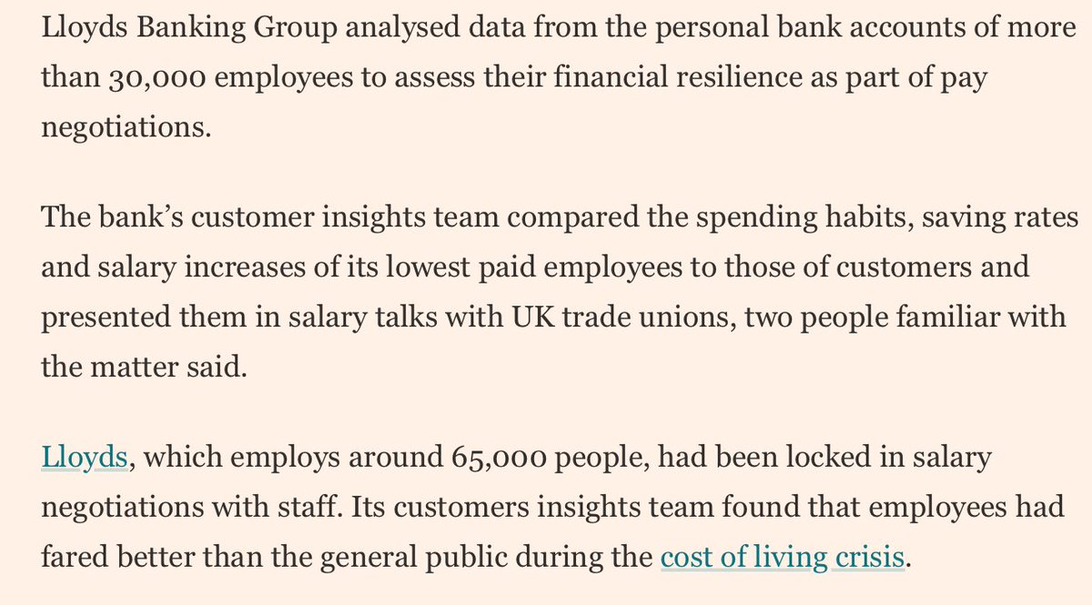 Lloyds breached privacy of staff bank accounts, claims union, over pay analysis in award negotiations