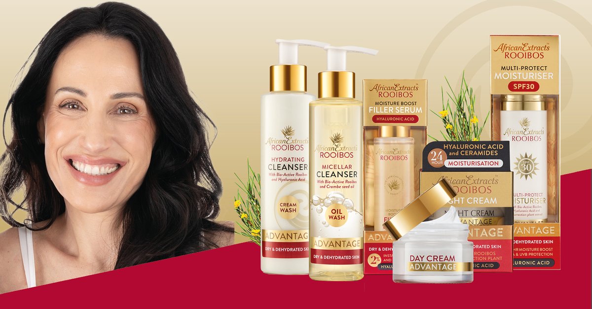 GEBORG: Met alles wat die lewe ons gee, moet jou vel nie een van jou dag se uitdagings wees nie. Suzette Marais-Nel vertel ons meer: netwerk24.com/sarie/tydskrif…? #AfricanExtractsRooibos #Advantage #Rooibos